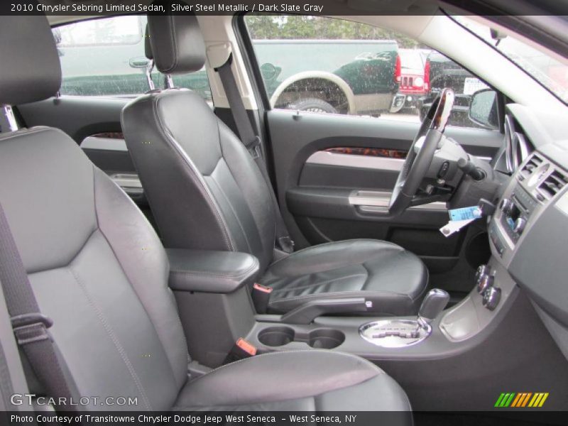Silver Steel Metallic / Dark Slate Gray 2010 Chrysler Sebring Limited Sedan