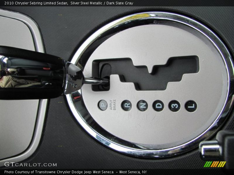 Silver Steel Metallic / Dark Slate Gray 2010 Chrysler Sebring Limited Sedan