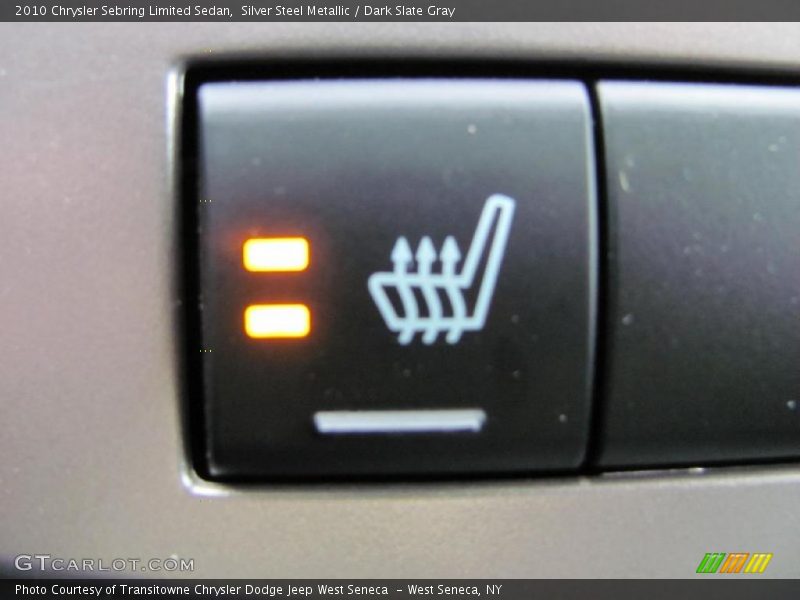 Silver Steel Metallic / Dark Slate Gray 2010 Chrysler Sebring Limited Sedan