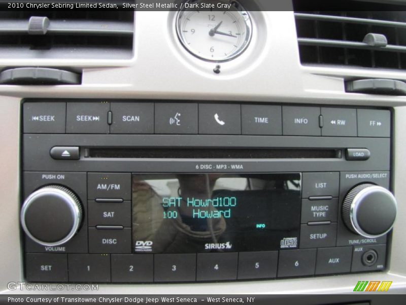Controls of 2010 Sebring Limited Sedan