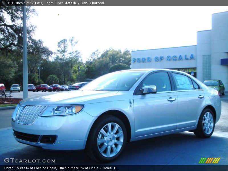 Ingot Silver Metallic / Dark Charcoal 2011 Lincoln MKZ FWD