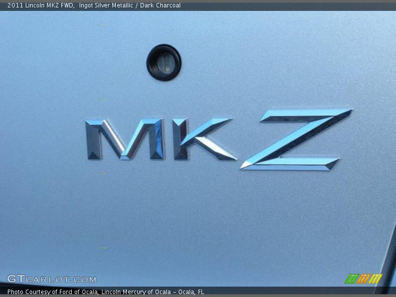 Ingot Silver Metallic / Dark Charcoal 2011 Lincoln MKZ FWD