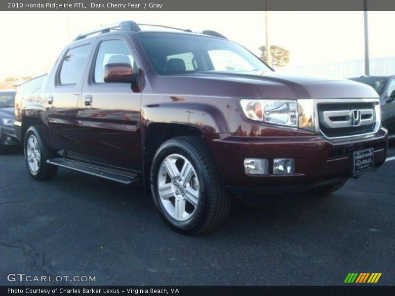 Dark Cherry Pearl / Gray 2010 Honda Ridgeline RTL