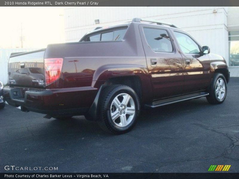 Dark Cherry Pearl / Gray 2010 Honda Ridgeline RTL