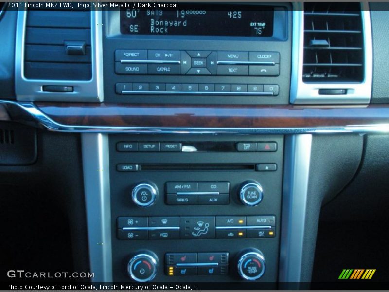 Controls of 2011 MKZ FWD