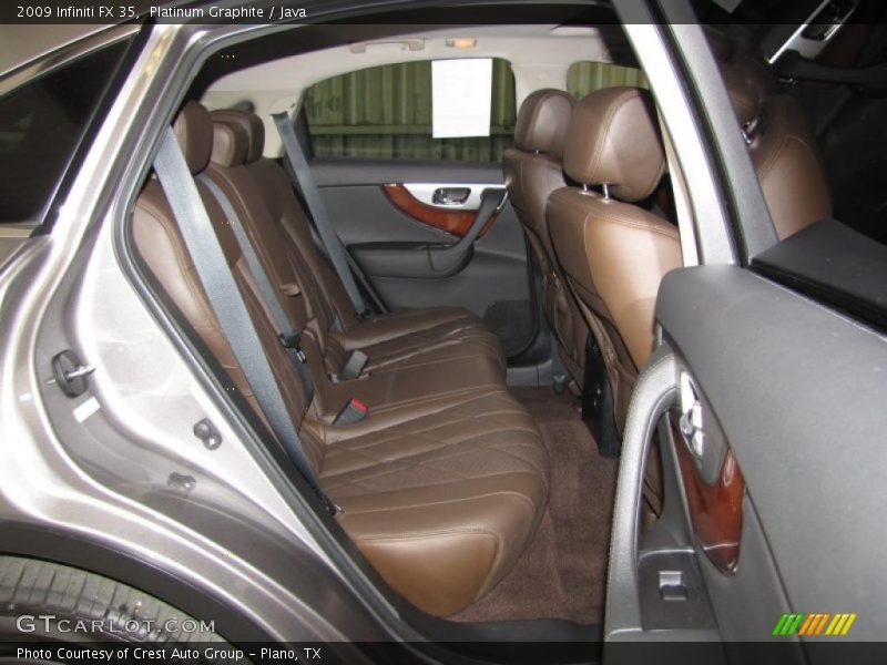  2009 FX 35 Java Interior