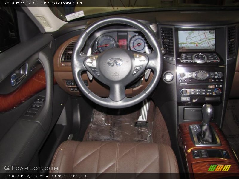 Dashboard of 2009 FX 35