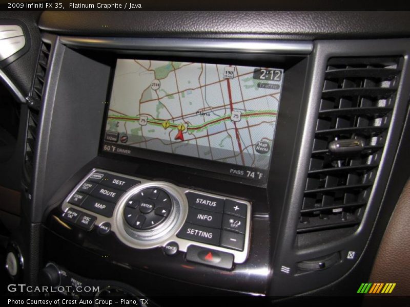 Navigation of 2009 FX 35