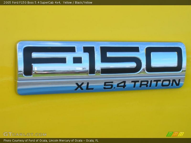 Yellow / Black/Yellow 2005 Ford F150 Boss 5.4 SuperCab 4x4
