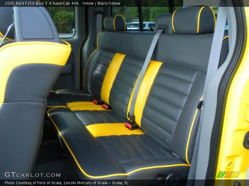  2005 F150 Boss 5.4 SuperCab 4x4 Black/Yellow Interior