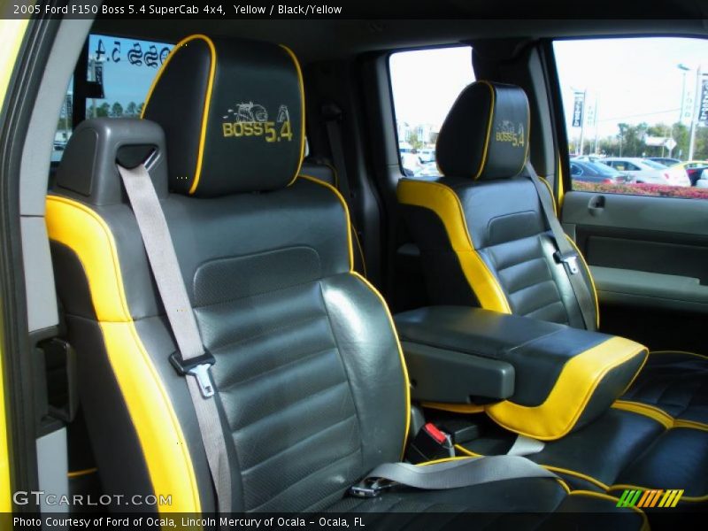  2005 F150 Boss 5.4 SuperCab 4x4 Black/Yellow Interior