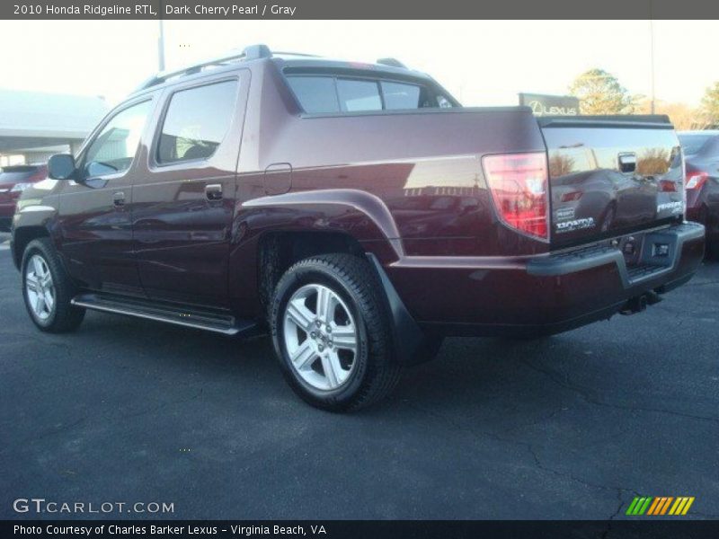 Dark Cherry Pearl / Gray 2010 Honda Ridgeline RTL