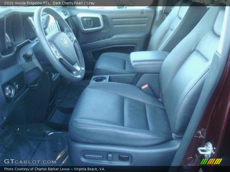 Dark Cherry Pearl / Gray 2010 Honda Ridgeline RTL