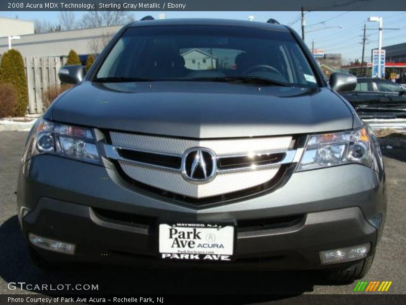 Sterling Gray Metallic / Ebony 2008 Acura MDX Technology