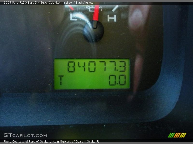 Yellow / Black/Yellow 2005 Ford F150 Boss 5.4 SuperCab 4x4