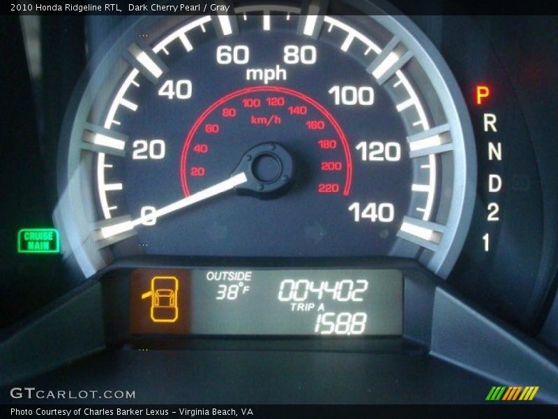 Dark Cherry Pearl / Gray 2010 Honda Ridgeline RTL