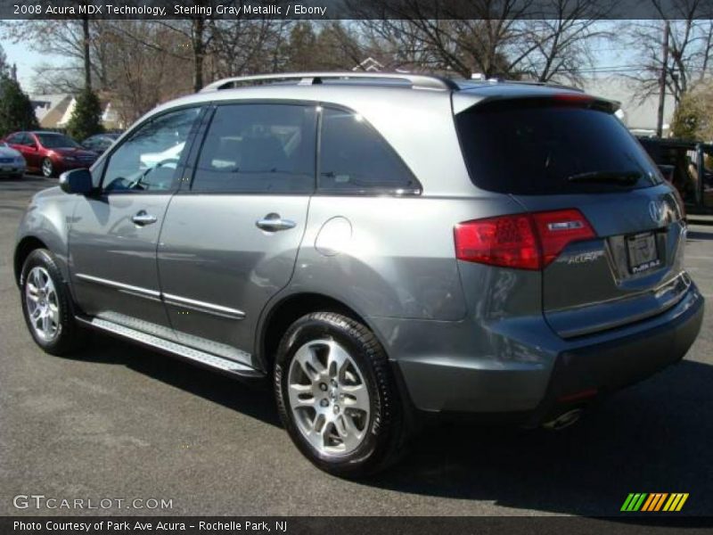 Sterling Gray Metallic / Ebony 2008 Acura MDX Technology