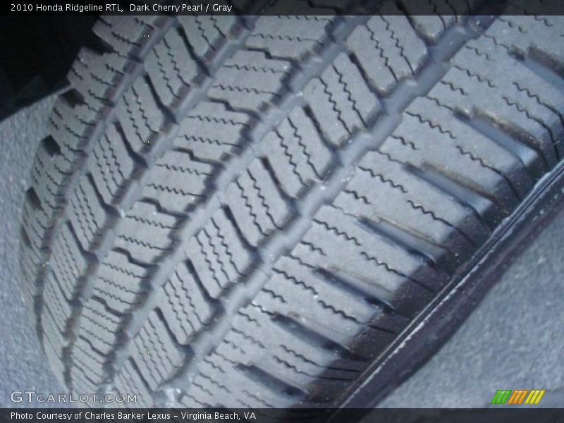 Dark Cherry Pearl / Gray 2010 Honda Ridgeline RTL