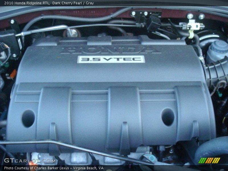  2010 Ridgeline RTL Engine - 3.5 Liter SOHC 24-Valve VTEC V6