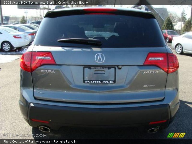 Sterling Gray Metallic / Ebony 2008 Acura MDX Technology