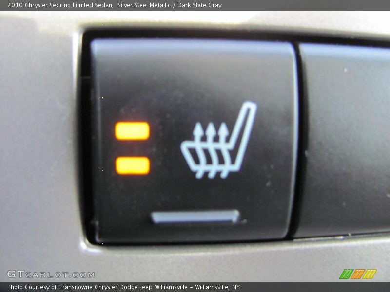 Silver Steel Metallic / Dark Slate Gray 2010 Chrysler Sebring Limited Sedan