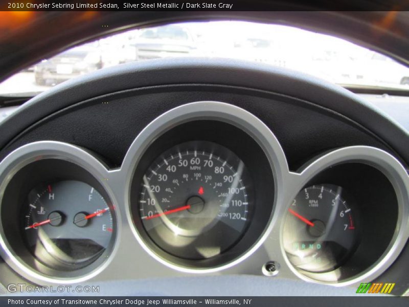 Silver Steel Metallic / Dark Slate Gray 2010 Chrysler Sebring Limited Sedan