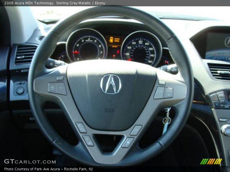 Sterling Gray Metallic / Ebony 2008 Acura MDX Technology