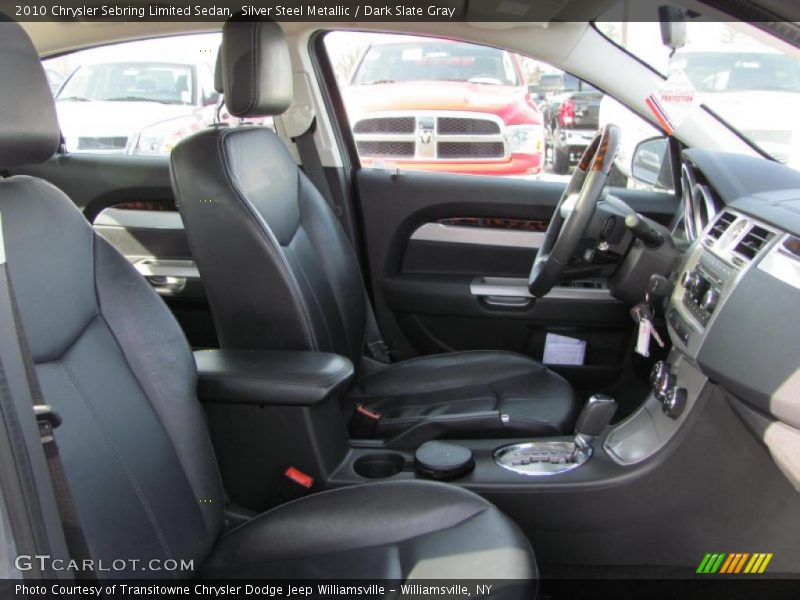 Silver Steel Metallic / Dark Slate Gray 2010 Chrysler Sebring Limited Sedan