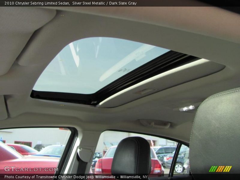 Silver Steel Metallic / Dark Slate Gray 2010 Chrysler Sebring Limited Sedan