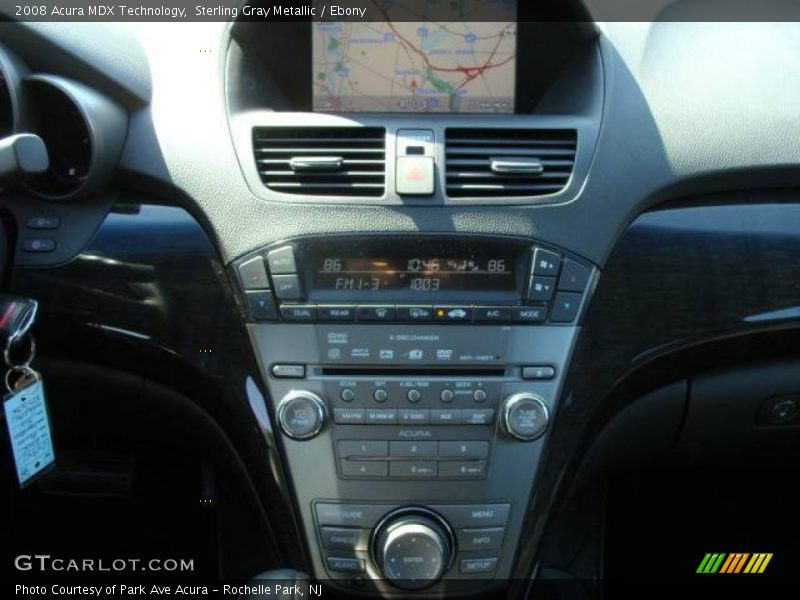 Sterling Gray Metallic / Ebony 2008 Acura MDX Technology