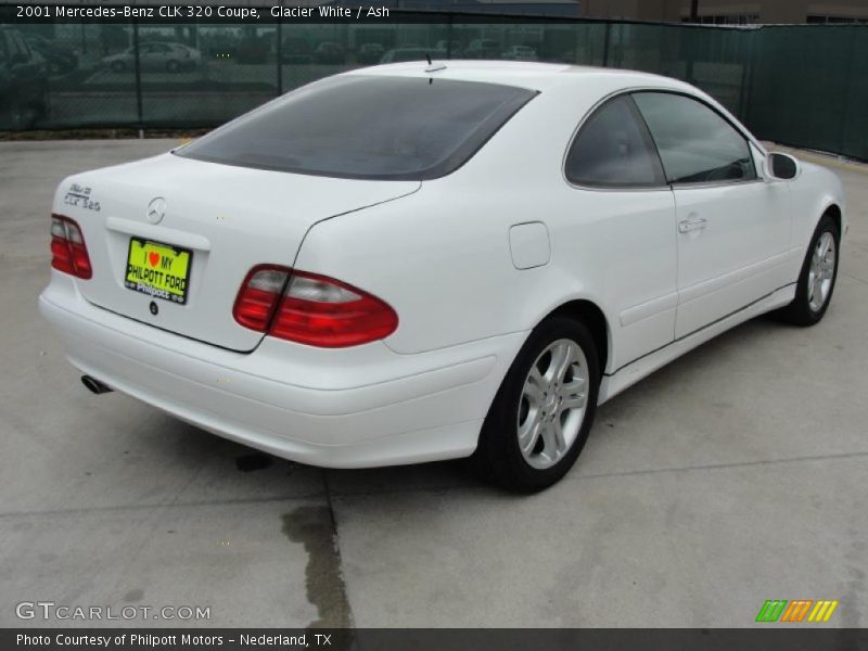 Glacier White / Ash 2001 Mercedes-Benz CLK 320 Coupe