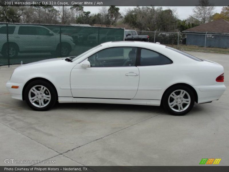 Glacier White / Ash 2001 Mercedes-Benz CLK 320 Coupe