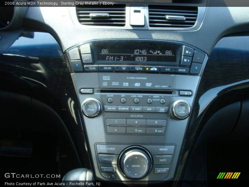 Sterling Gray Metallic / Ebony 2008 Acura MDX Technology
