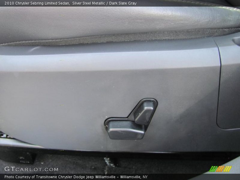 Silver Steel Metallic / Dark Slate Gray 2010 Chrysler Sebring Limited Sedan