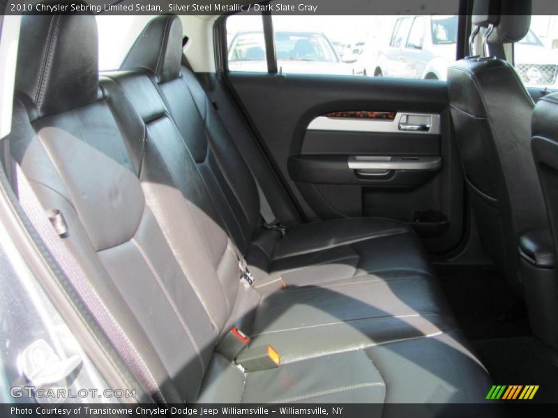 Silver Steel Metallic / Dark Slate Gray 2010 Chrysler Sebring Limited Sedan
