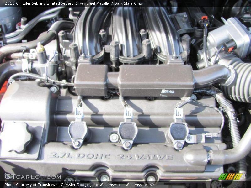  2010 Sebring Limited Sedan Engine - 2.7 Liter Flex-Fuel DOHC 24-Valve V6