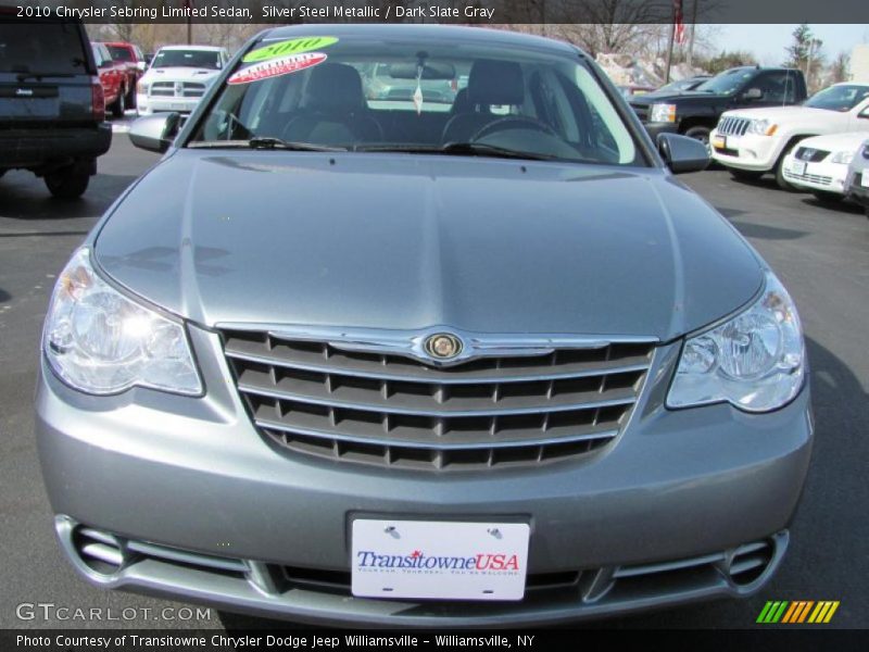 Silver Steel Metallic / Dark Slate Gray 2010 Chrysler Sebring Limited Sedan