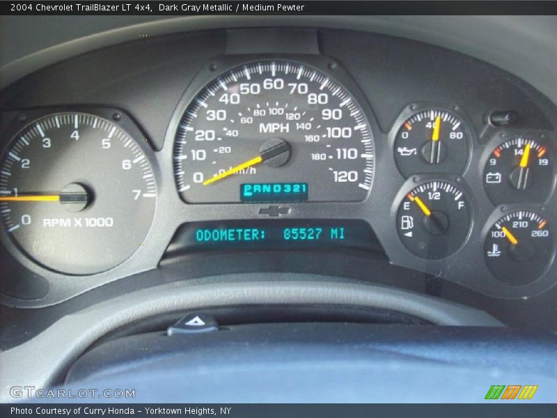 Dark Gray Metallic / Medium Pewter 2004 Chevrolet TrailBlazer LT 4x4