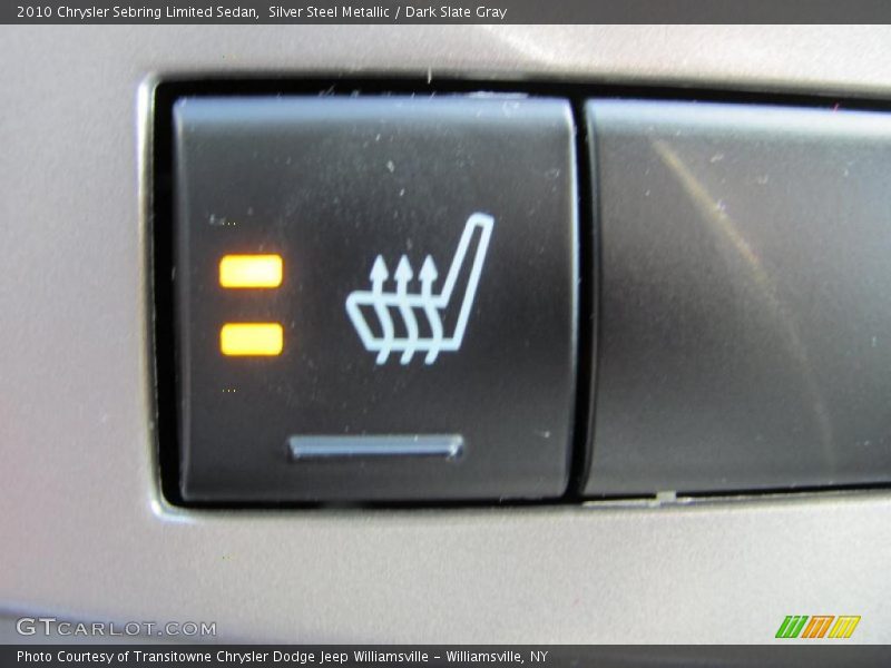Silver Steel Metallic / Dark Slate Gray 2010 Chrysler Sebring Limited Sedan