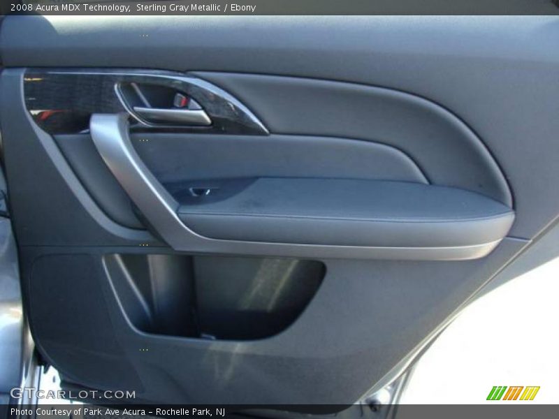 Sterling Gray Metallic / Ebony 2008 Acura MDX Technology
