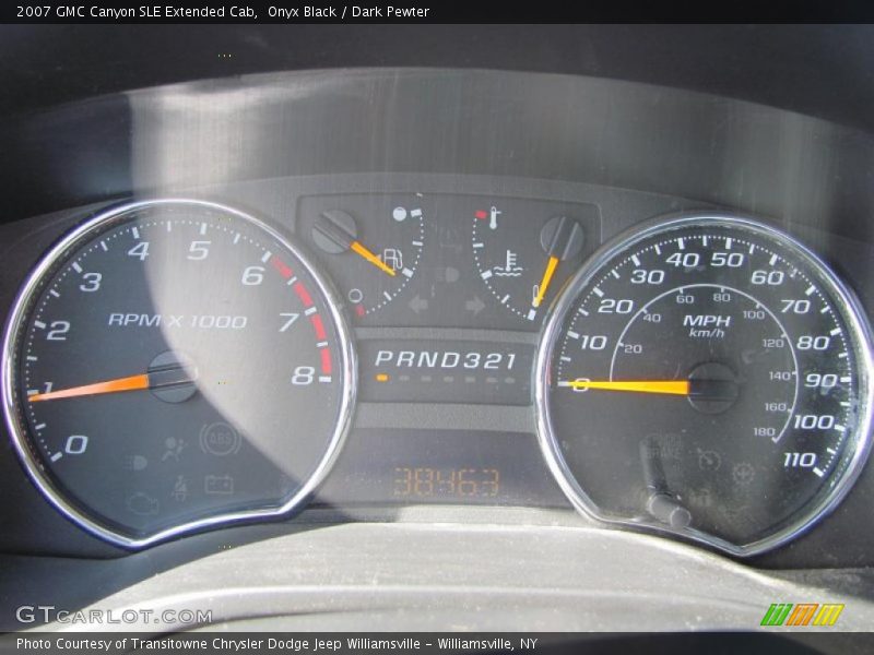 Onyx Black / Dark Pewter 2007 GMC Canyon SLE Extended Cab
