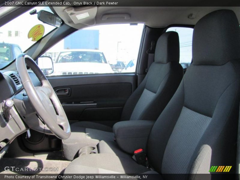 Onyx Black / Dark Pewter 2007 GMC Canyon SLE Extended Cab
