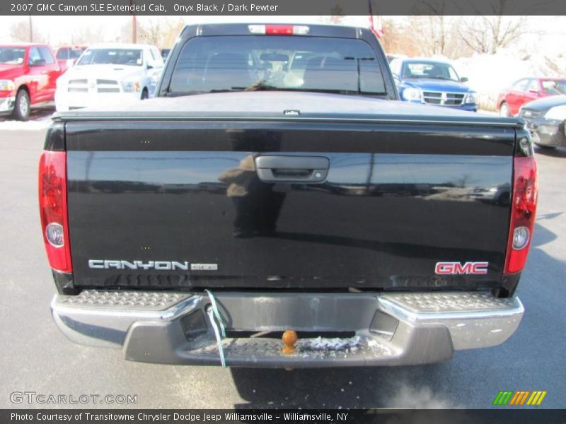 Onyx Black / Dark Pewter 2007 GMC Canyon SLE Extended Cab