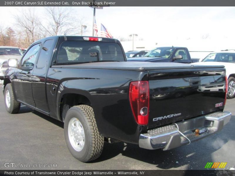 Onyx Black / Dark Pewter 2007 GMC Canyon SLE Extended Cab