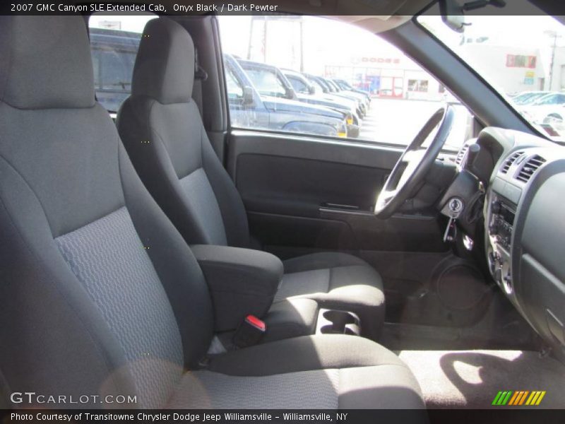 Onyx Black / Dark Pewter 2007 GMC Canyon SLE Extended Cab