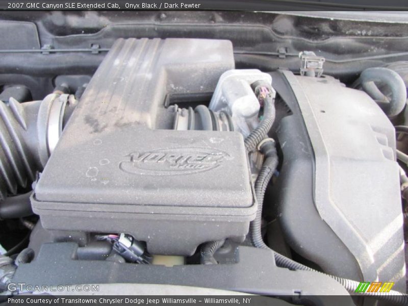 Onyx Black / Dark Pewter 2007 GMC Canyon SLE Extended Cab