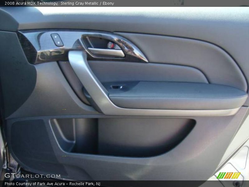 Sterling Gray Metallic / Ebony 2008 Acura MDX Technology
