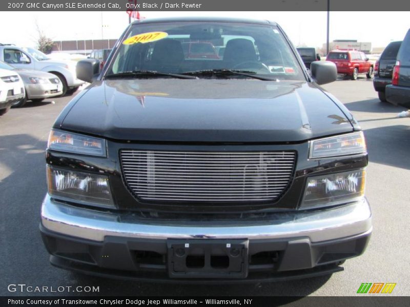 Onyx Black / Dark Pewter 2007 GMC Canyon SLE Extended Cab