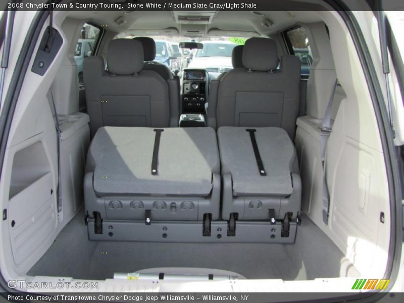 Stone White / Medium Slate Gray/Light Shale 2008 Chrysler Town & Country Touring