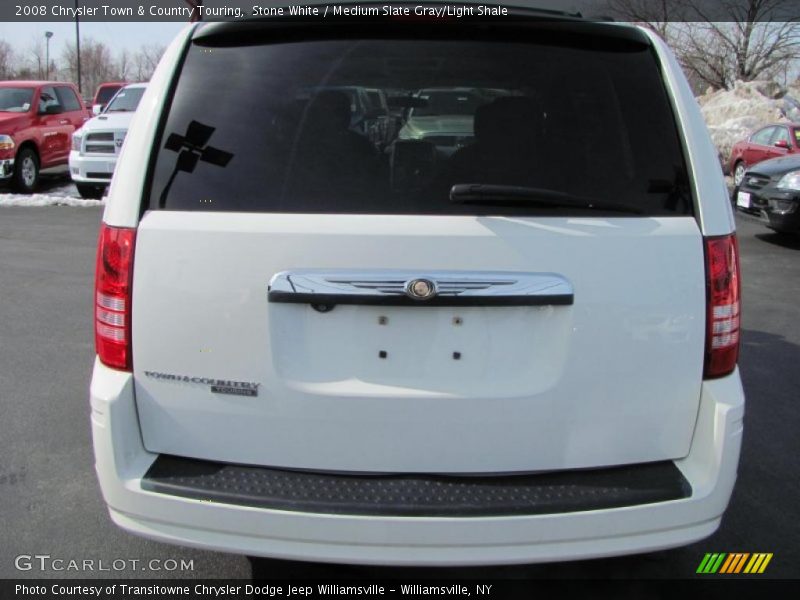 Stone White / Medium Slate Gray/Light Shale 2008 Chrysler Town & Country Touring